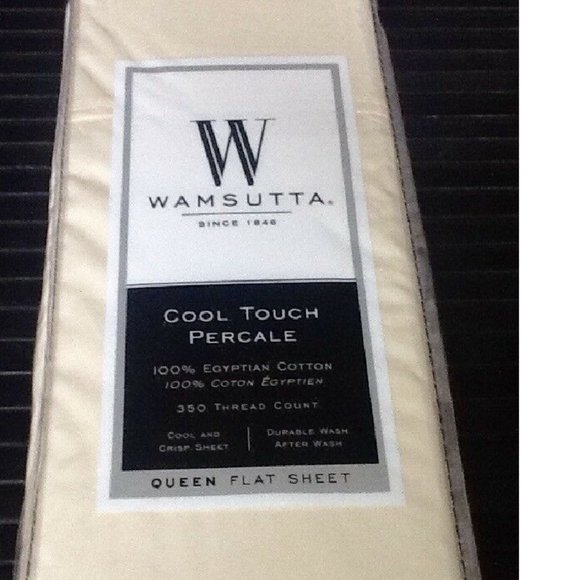 Wamsutta Bedding Oversized Ivory Wamsutta Cool Touch Percale 35 Tc